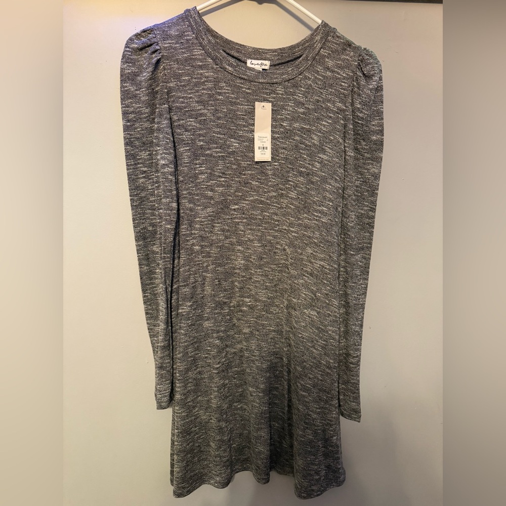 Love, Fire Charcoal Knit Top
